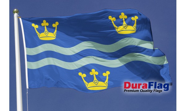 DuraFlag® Cambridgeshire Blue Premium Quality Flag